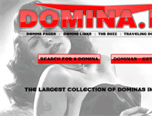 Tablet Screenshot of domina.ms