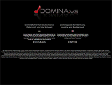 Tablet Screenshot of domina.ws